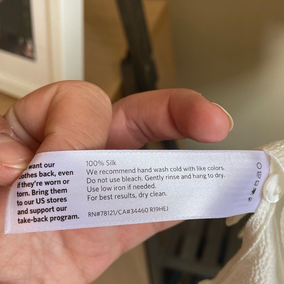 Eileen Fisher Silk Blouse - Picture 4 of 4